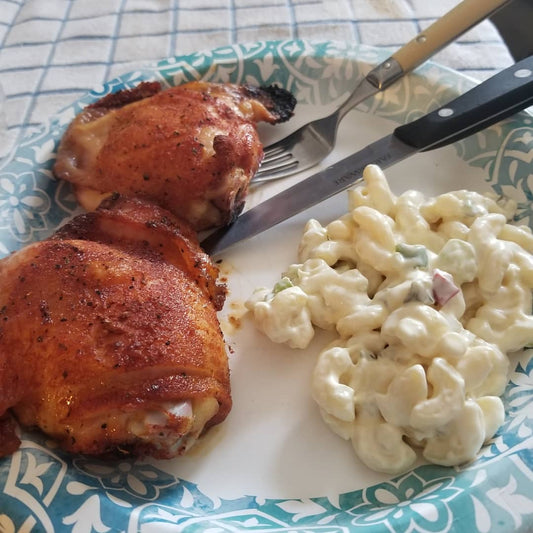 BBQ 6 Bone In Chicken Thighs